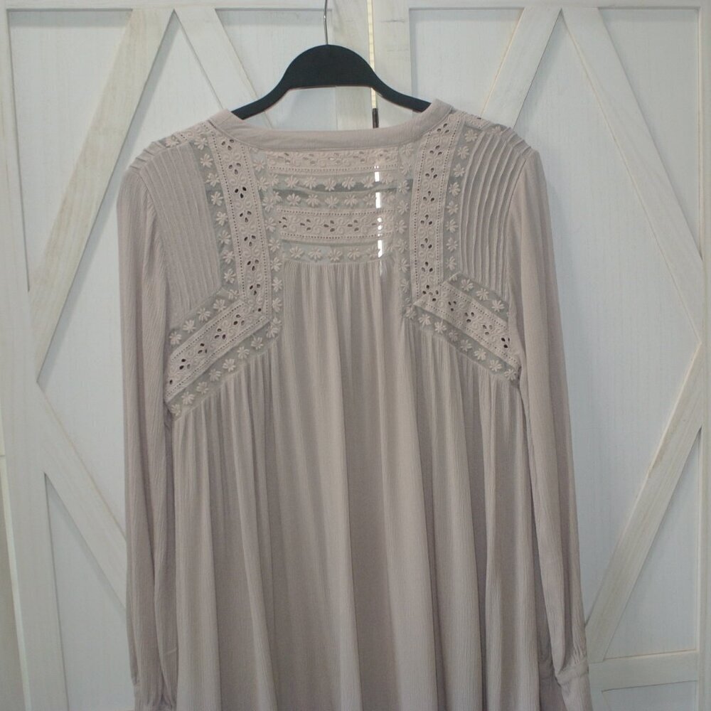 Free People Courtney's Victorian Shirt Dress - Picture 7 of 12